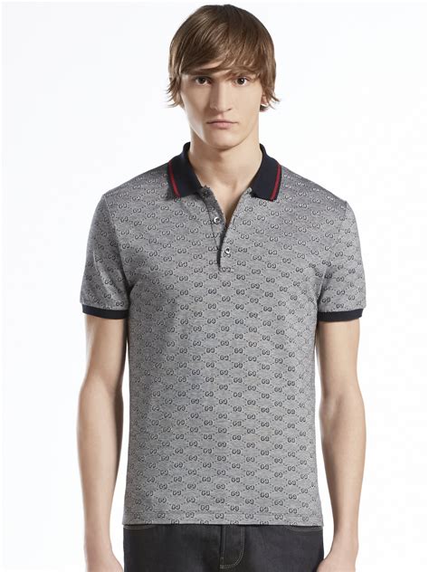 zwart gucci shirt|Gucci polo shirts for men.